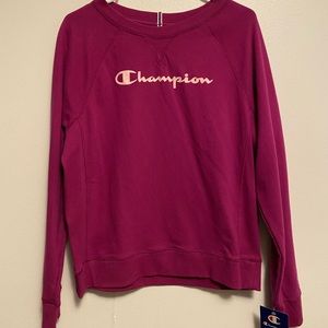 Burgundy Champion crewneck
